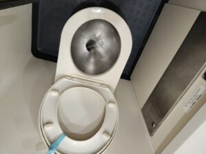 First class toilet